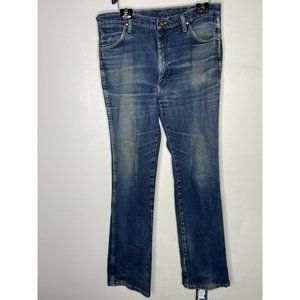 Vintage Wrangler Jeans 35x36 Measures 35x33 Distressed Faded Acid Wash Worn Fade